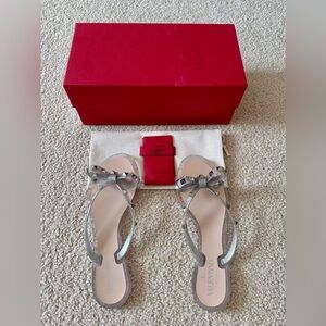 Women’s Valentino Garavani Rockstud Jelly Sandals Shoes Flip Flops Sz EU 38